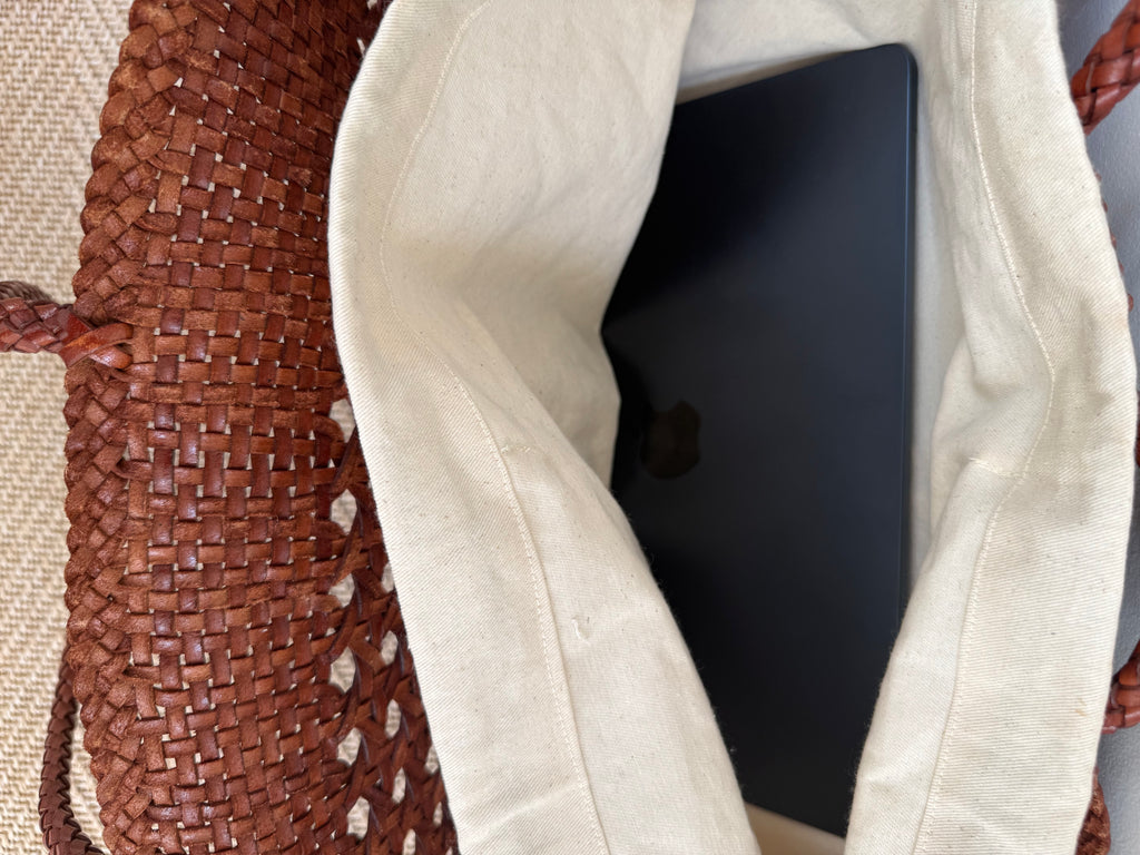 The Fiona Large Woven Basket Tote