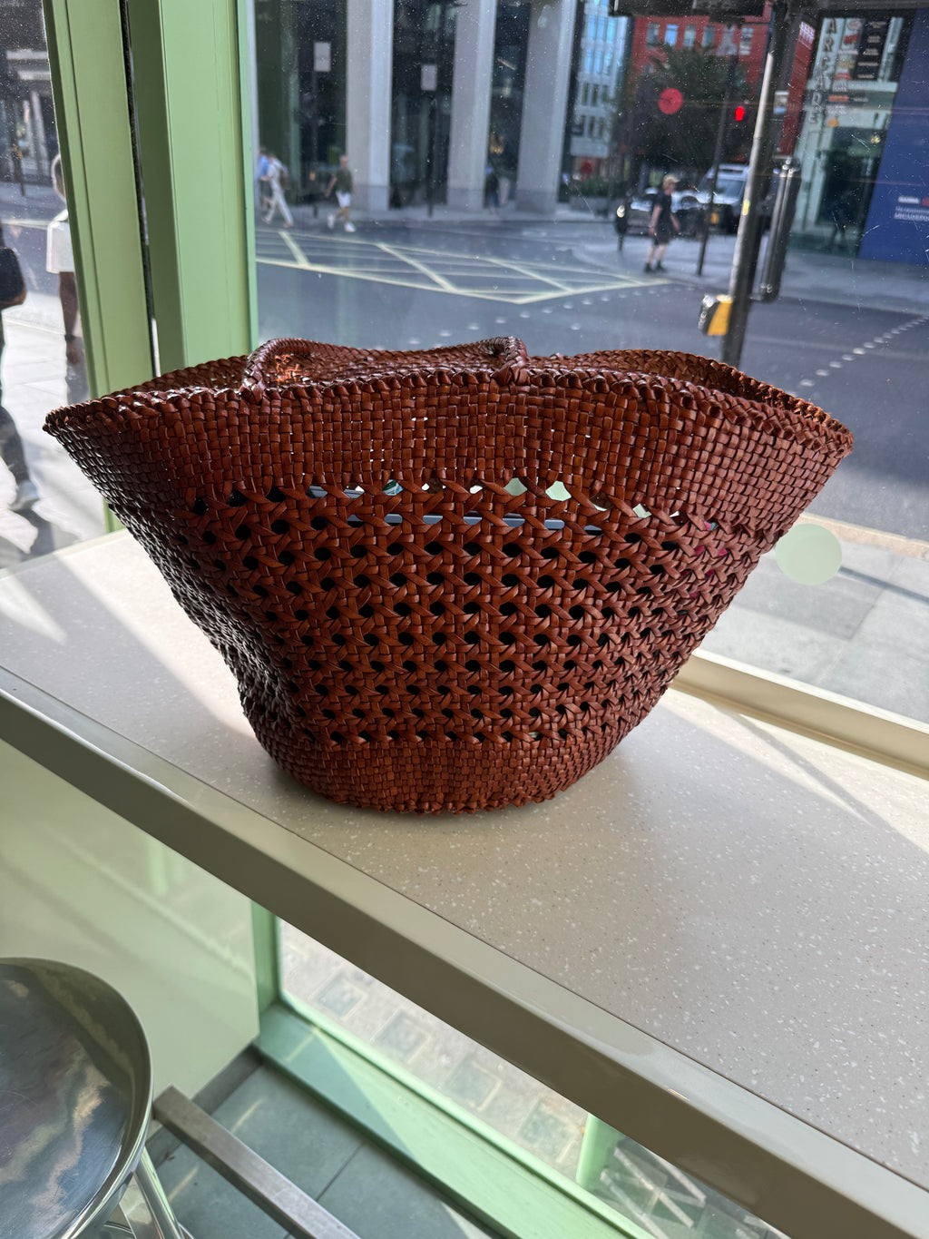 The Fiona Large Woven Basket Tote