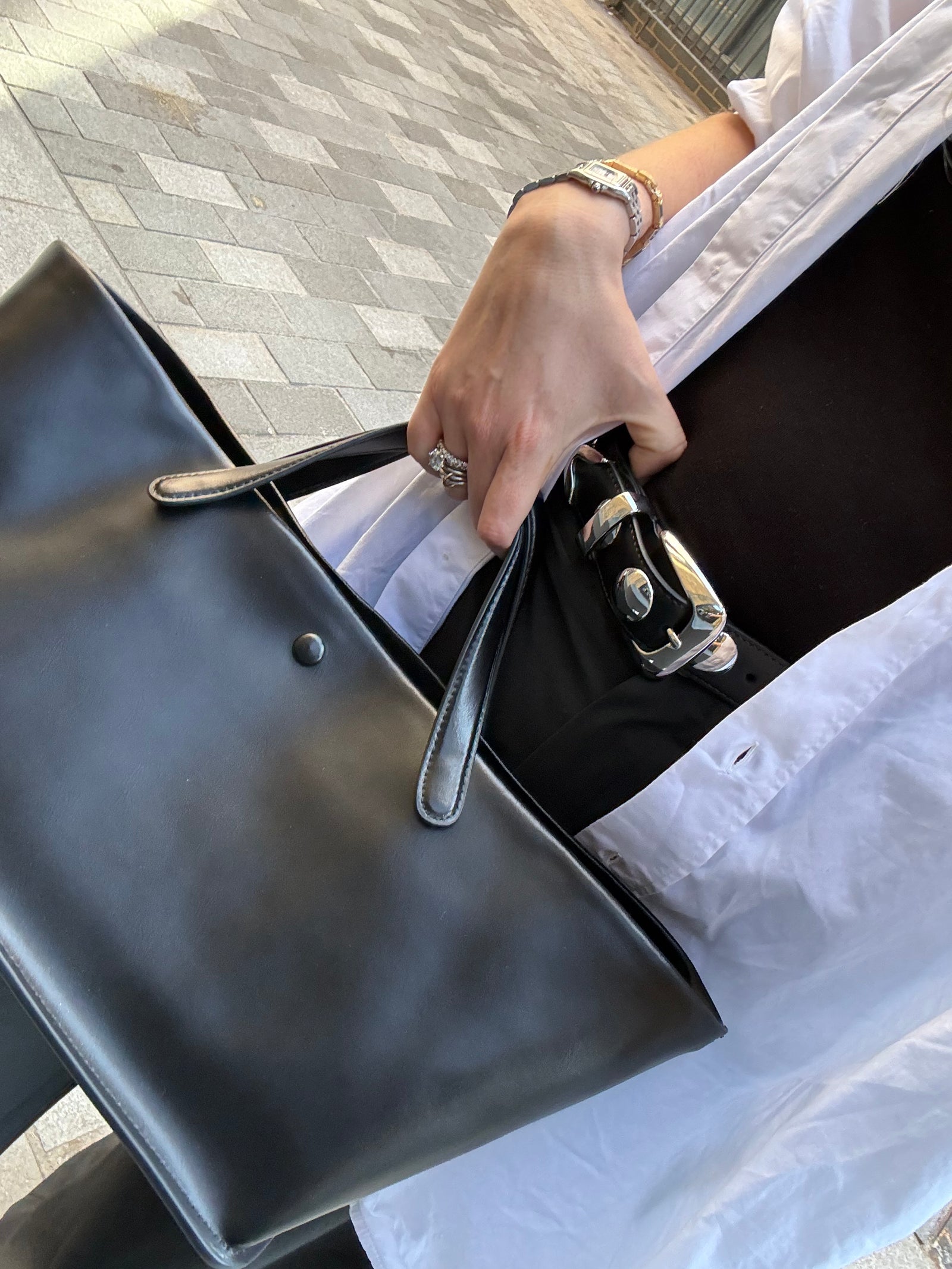 The Blair Minimal Tote — studio portrait