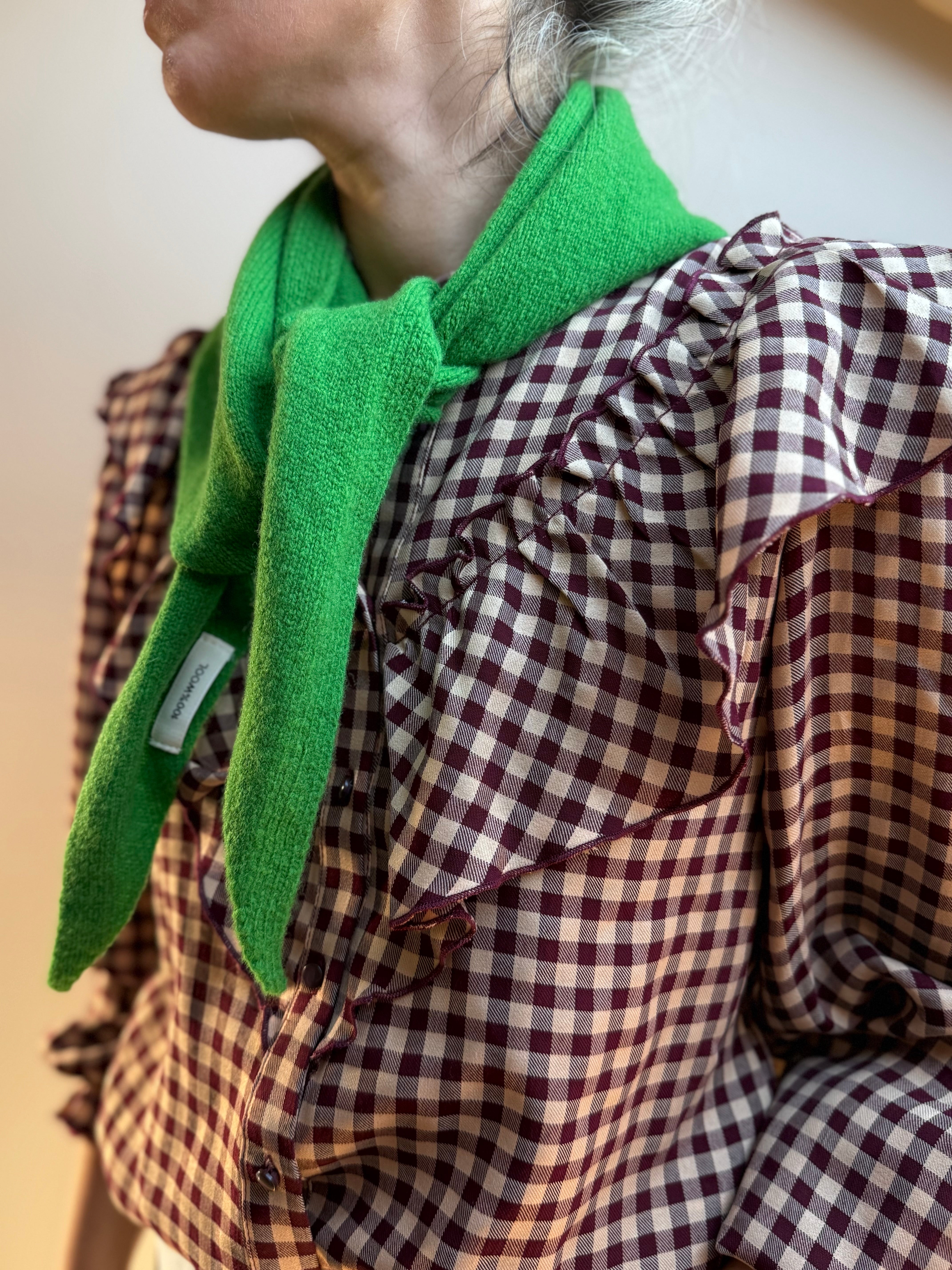 Back in Stock 100% Wool Triangle Scarf – Studio Isolde