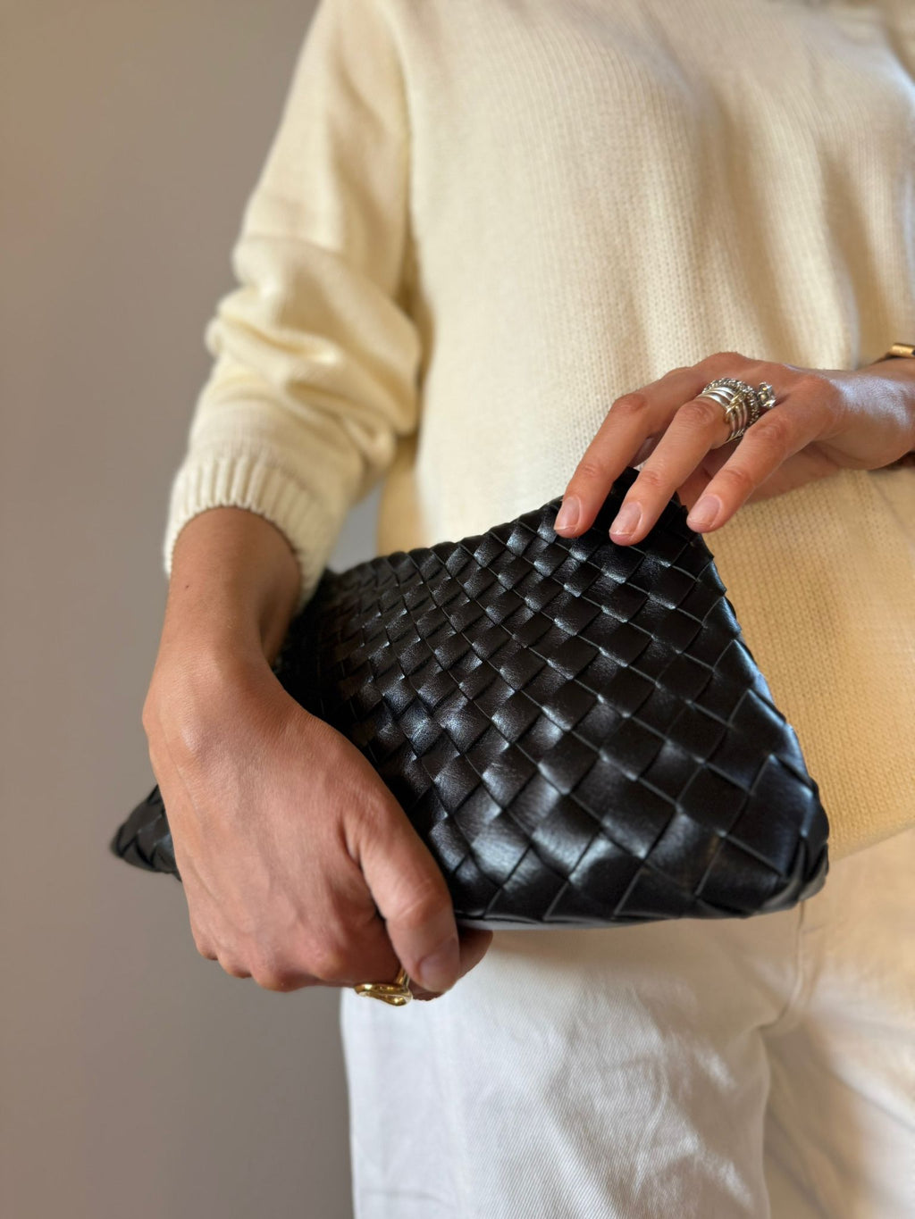 Pre Order Woven Shoulder Bag