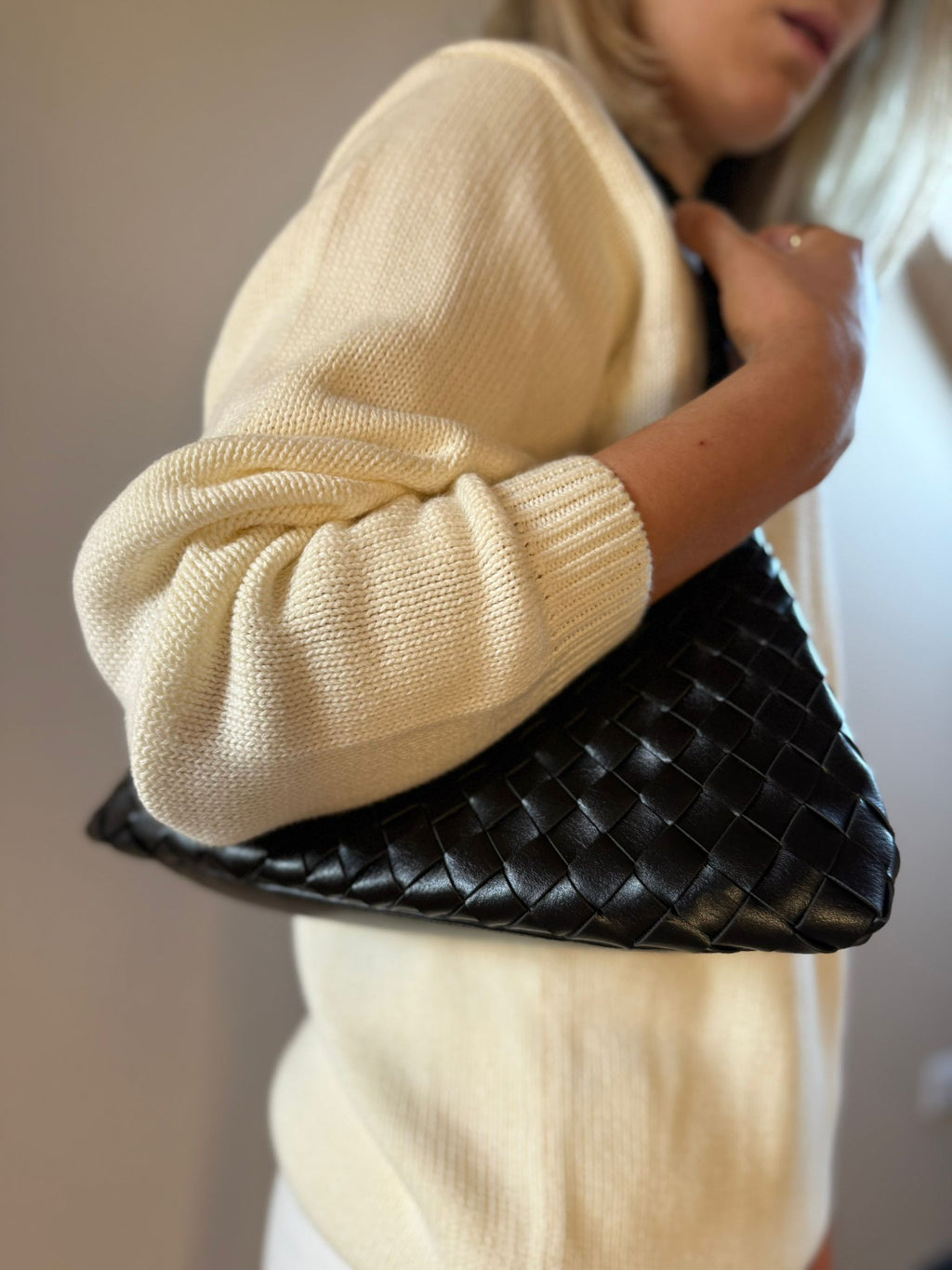 Pre Order Woven Shoulder Bag