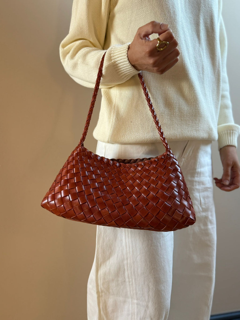 Pre Order Woven Shoulder Bag