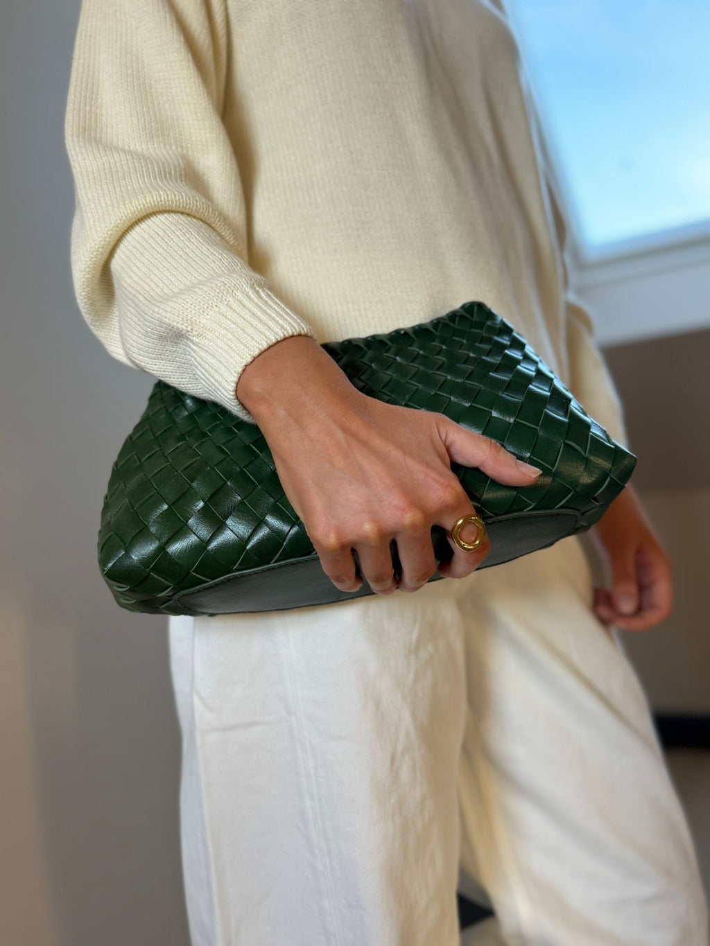 Pre Order Woven Shoulder Bag