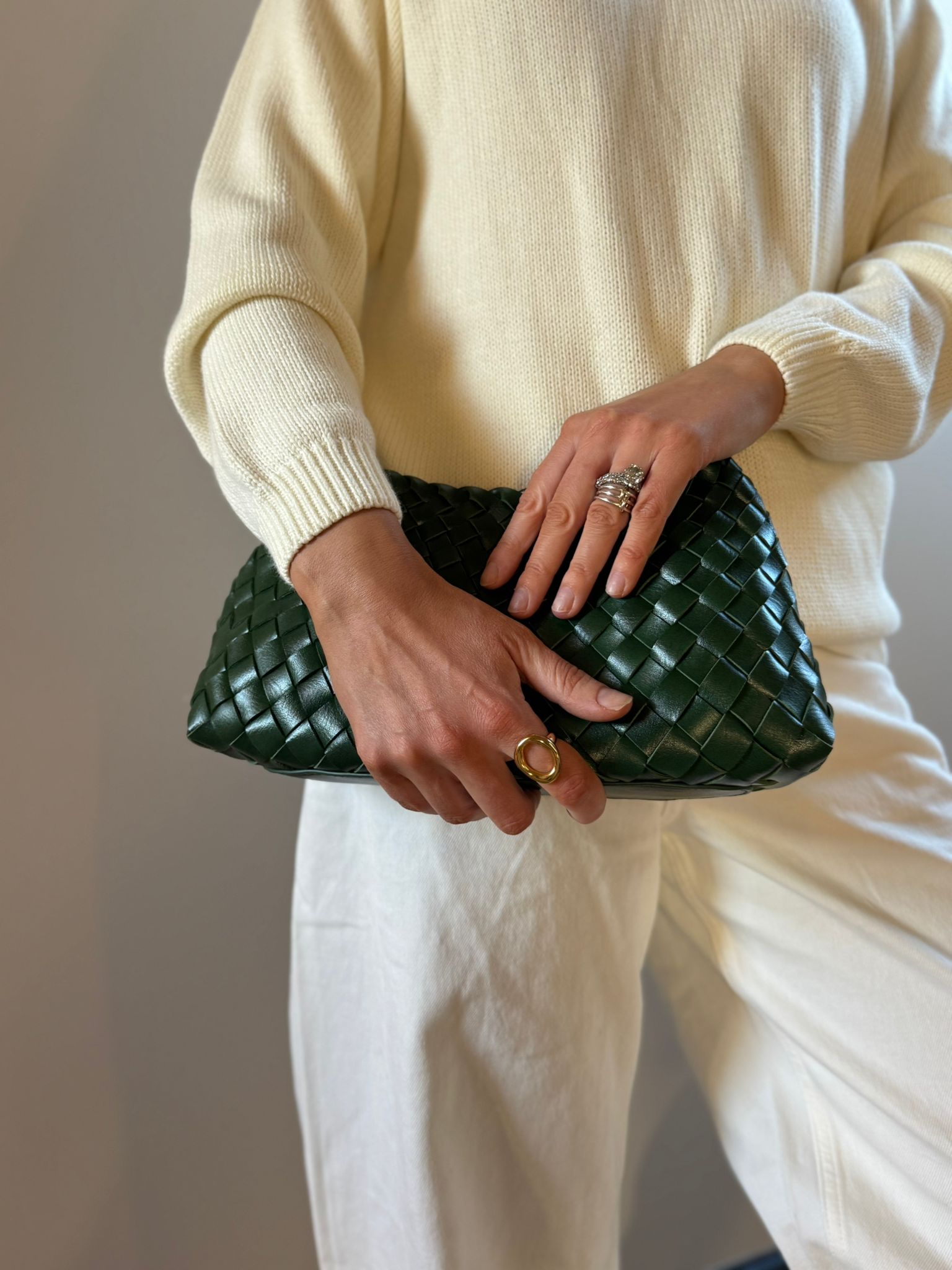 Pre Order Woven Shoulder Bag