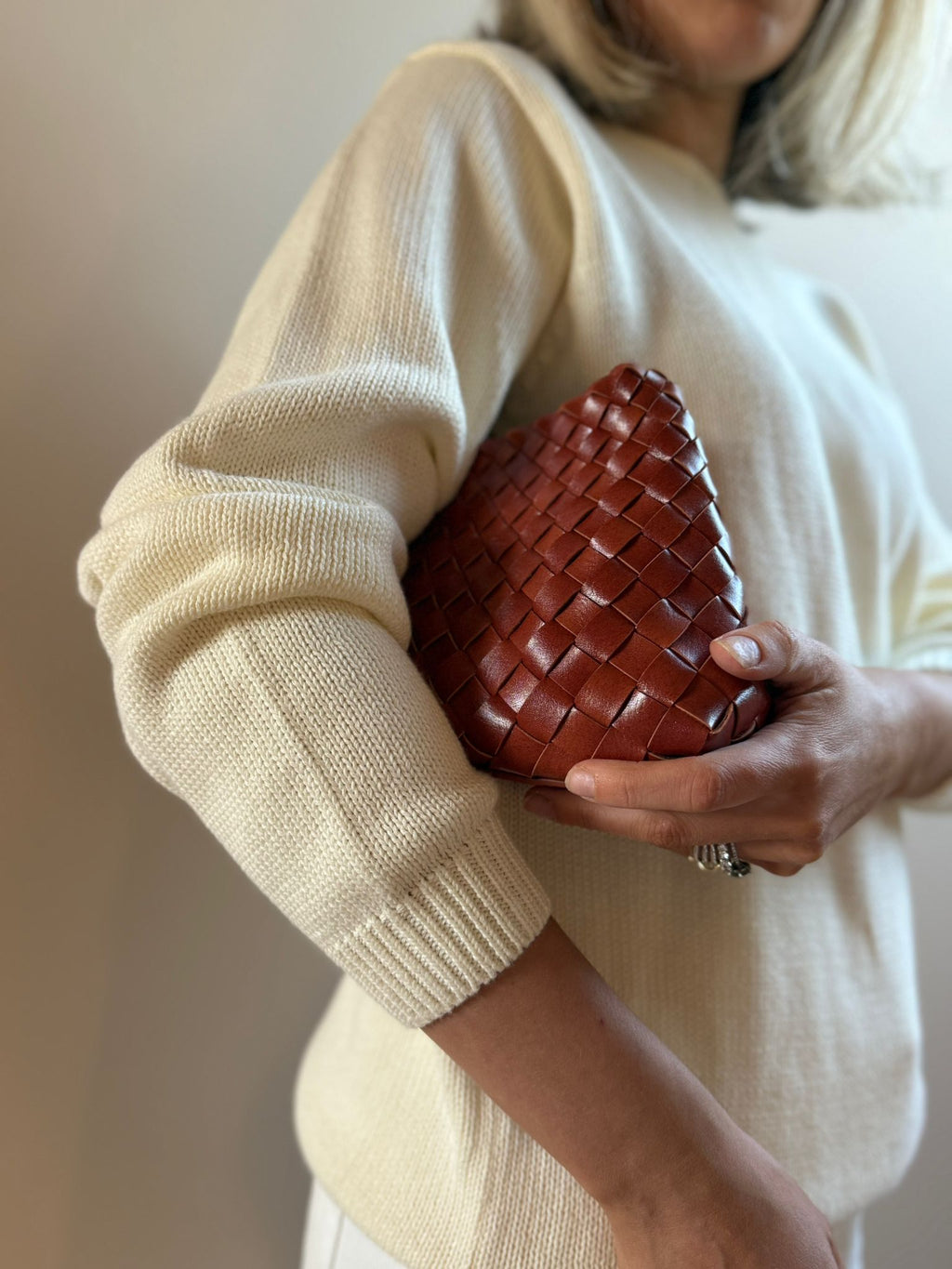 Pre Order Woven Shoulder Bag