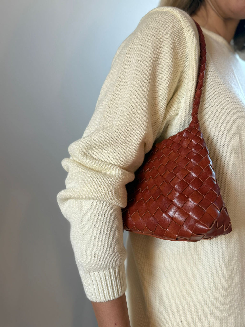 Pre Order Woven Shoulder Bag