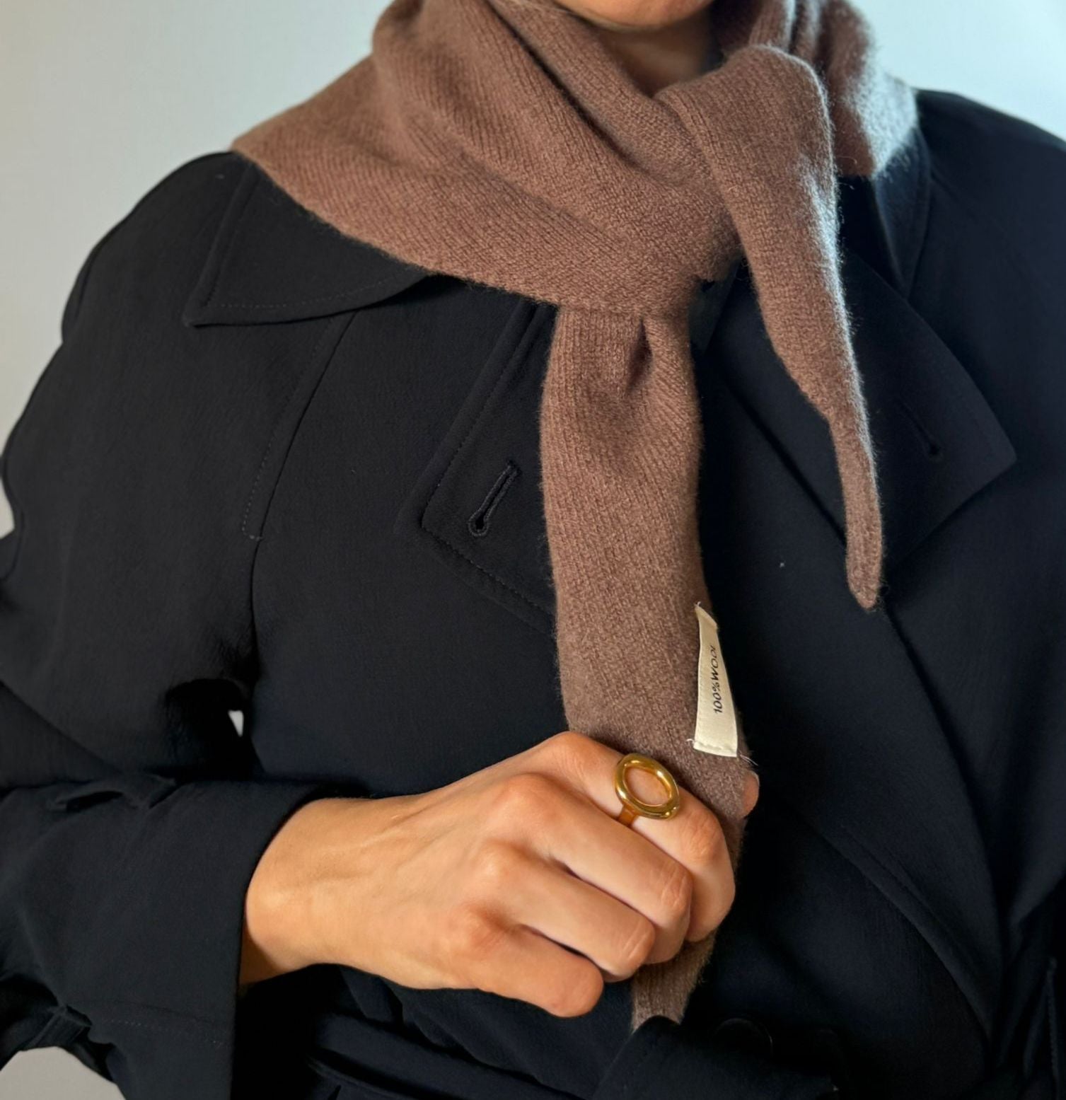 Back in Stock 100% Wool Triangle Scarf