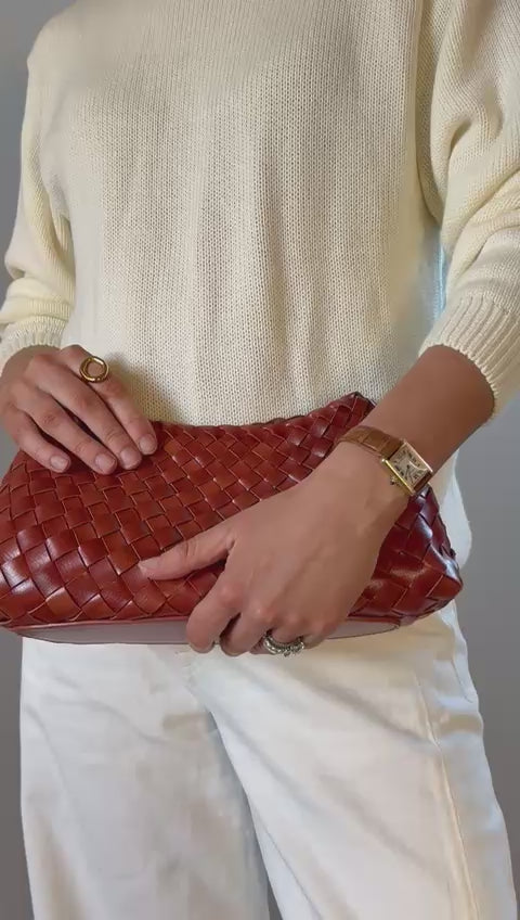 Pre Order Woven Shoulder Bag